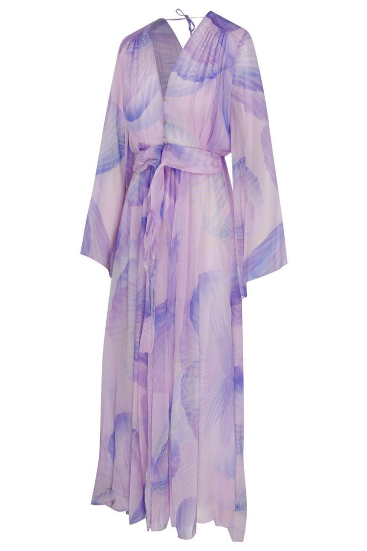 Forte Forte Dream Print Chiffon Silk Dress