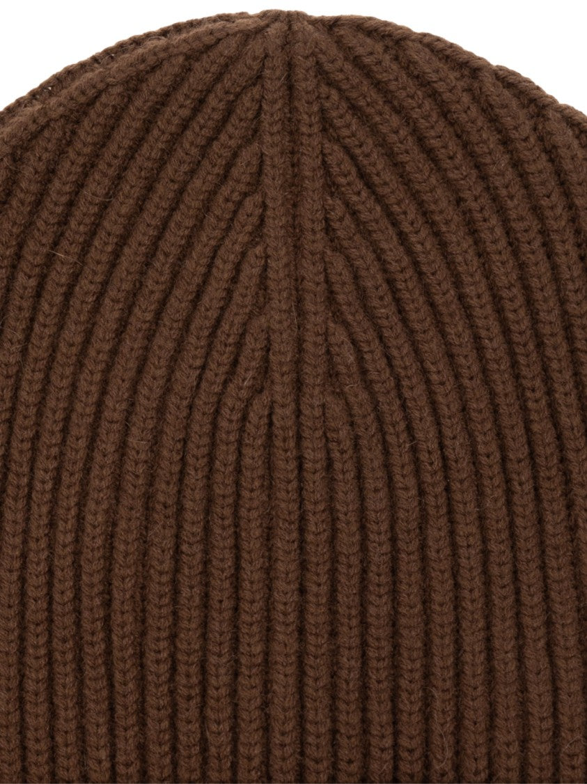 Dolce & Gabbana Ribbed Wool/Cashmere Beanie