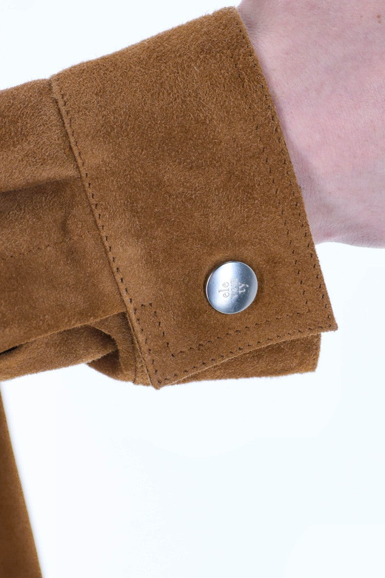 Eleventy Artisanal Trucker Suede Jacket