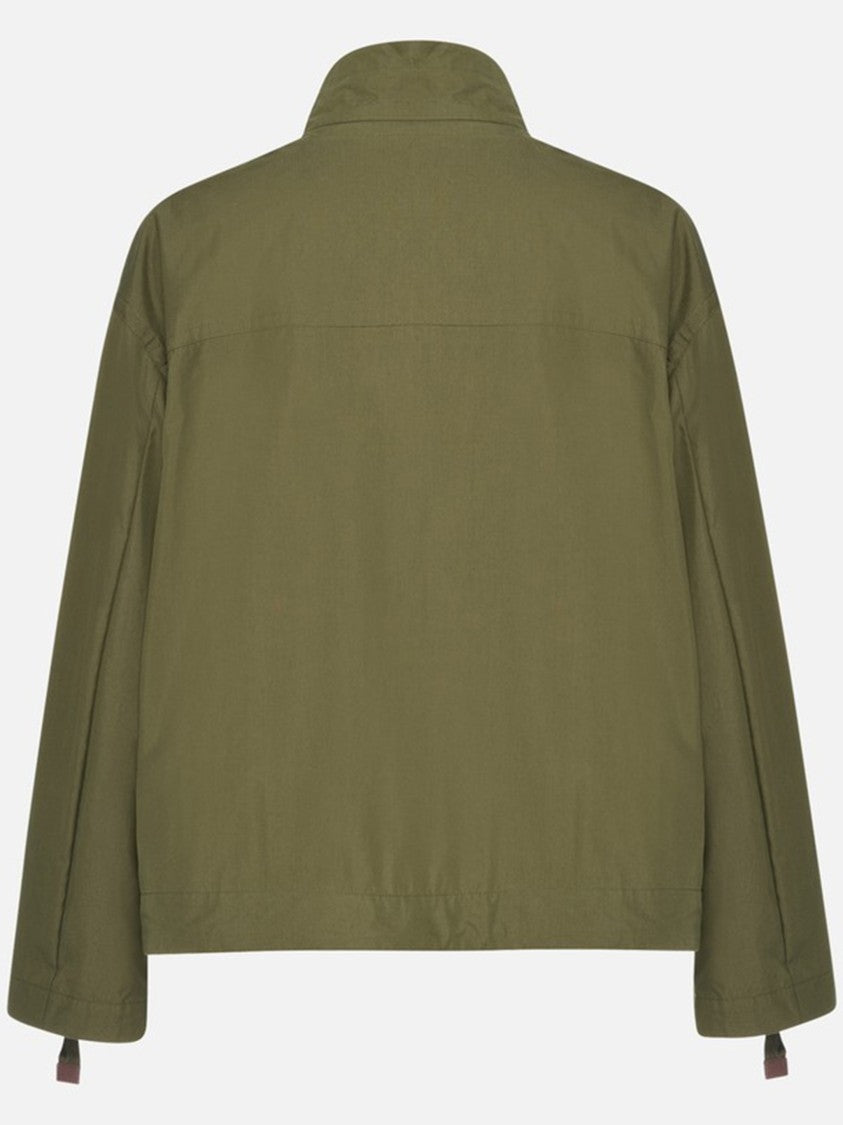 Geox Naileen Cropped High Stand Collar Jacket