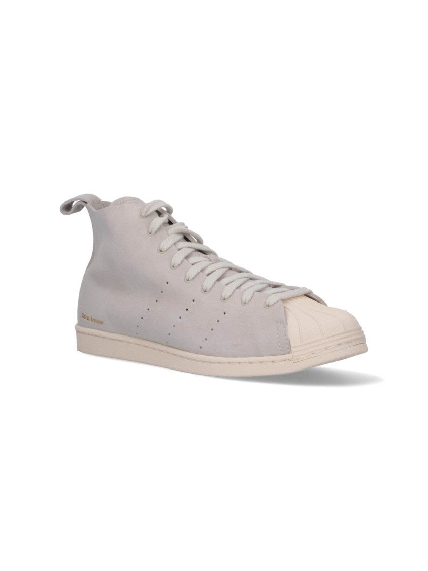 Adidas X Wales Bonner "Superstar Hi" Sneakers Grey