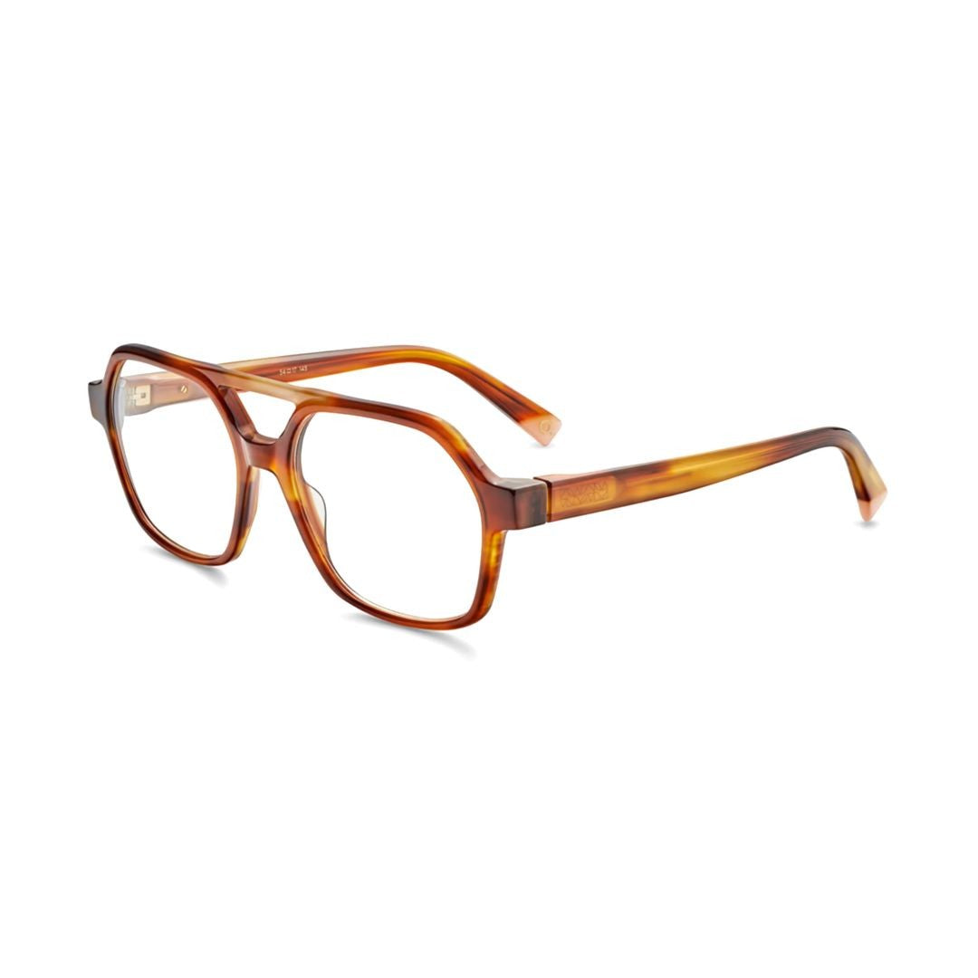 Etnia Barcelona Hype Geometric Tortoiseshell Eyeglasses With Double Bridge Design