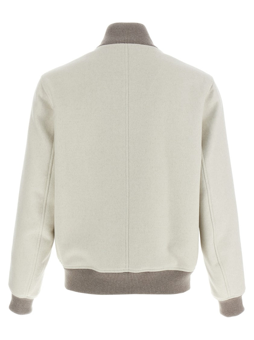 Brunello Cucinelli Wool Bomber Jacket