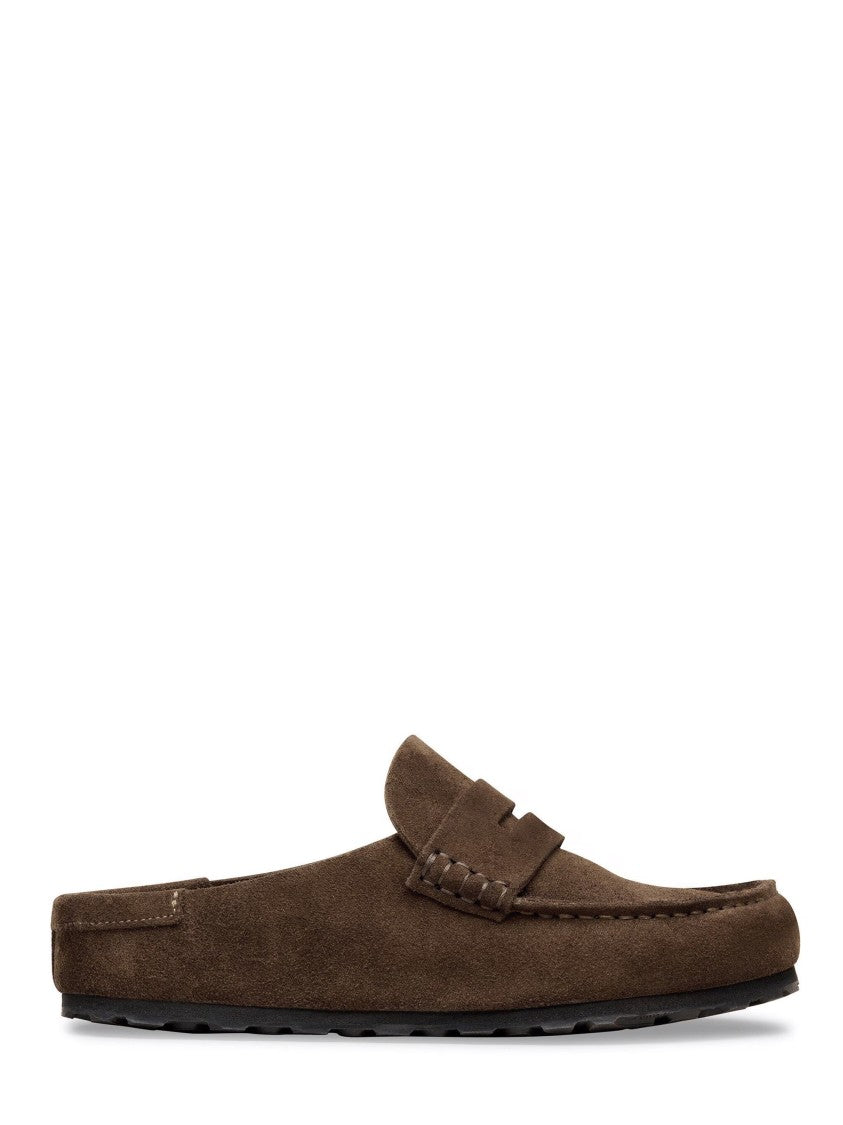 Birkenstock Slip-On Moccasin Sandals With Suede Leather Upper