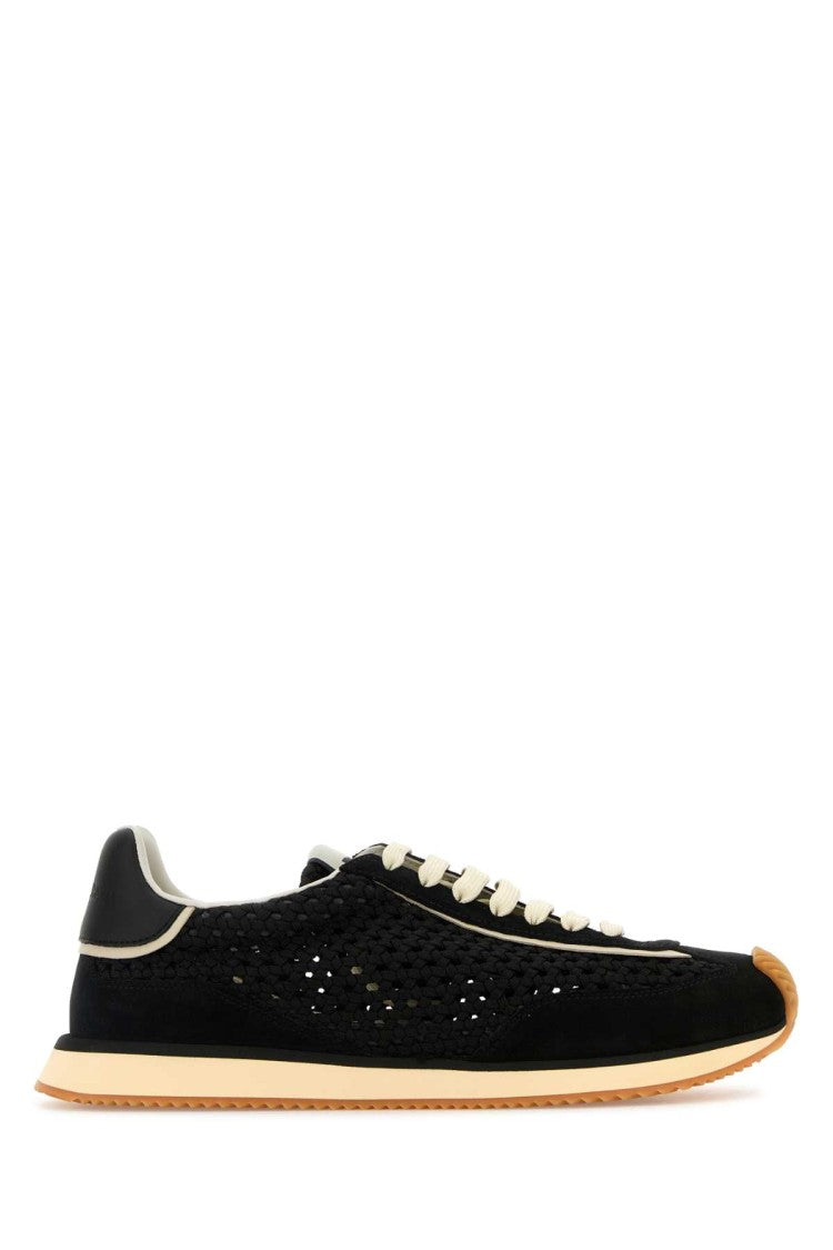 Dolce & Gabbana Black Fabric Sneakers