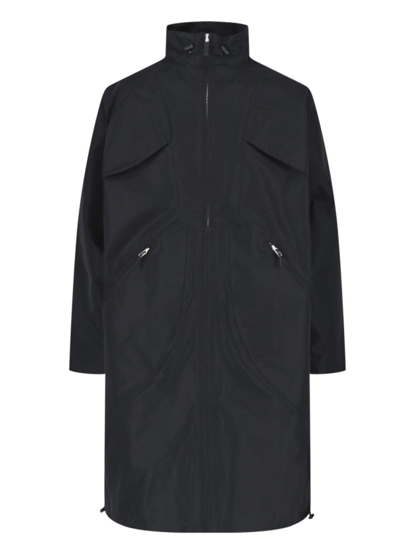 Entire Studios Black Minimalist High Collar Jacket