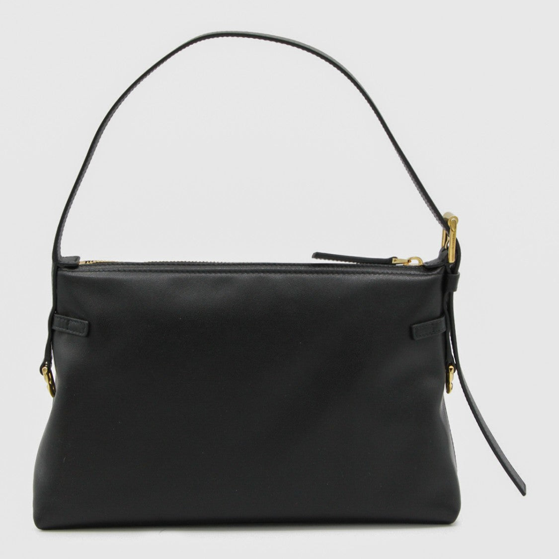 Givenchy Black Leather Voyou Shoulder Bag