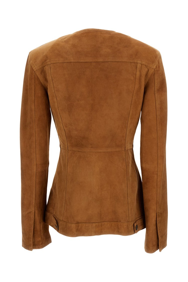 Haikure Temple Suede Jacket