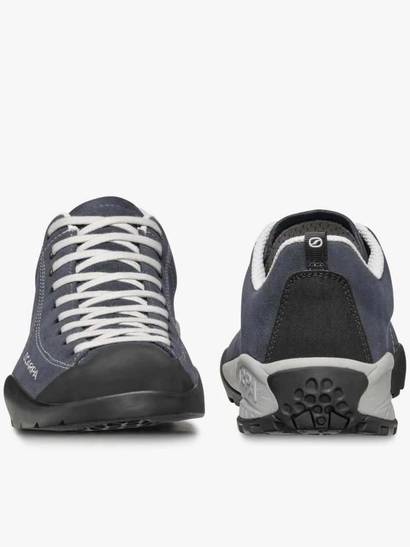Scarpa Grey Suede Extended Lacing Sneakers