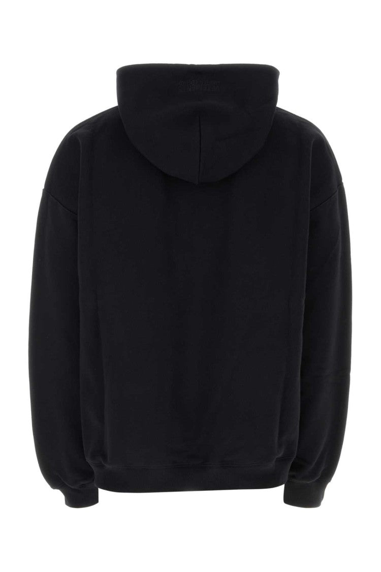 Vetements Black Cotton Blend Oversize Sweatshirt