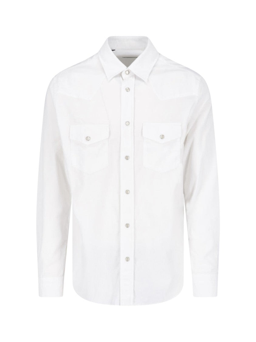 Tom Ford White Cotton Classic Shirt