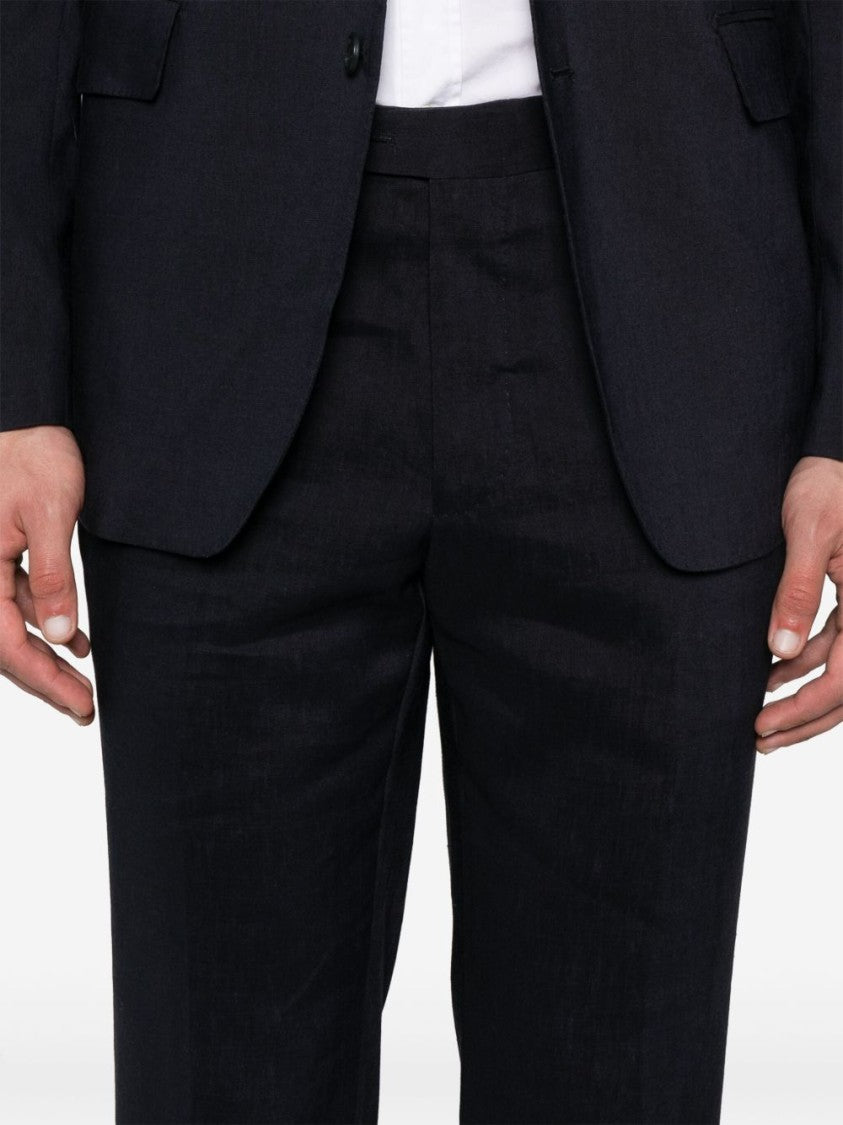 Tagliatore Midnight Blue Tailored Suit Jacket