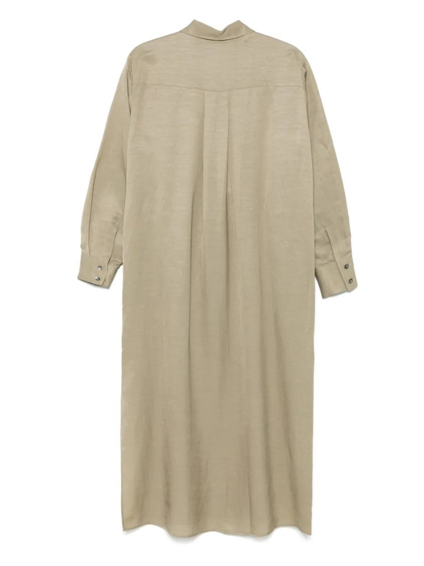 Antonelli Desert Sage Green London Maxi Dress