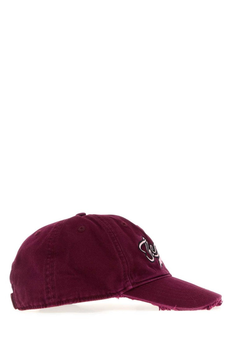 The Attico Grape Cotton Baseball Cap