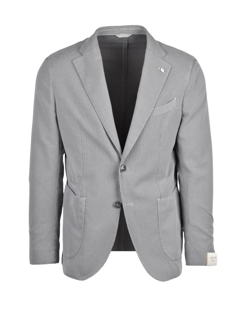 L.B.M. 1911 Round Stretch Jacket - Light Grey