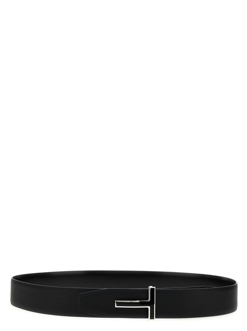Tom Ford Logo Leather Belt