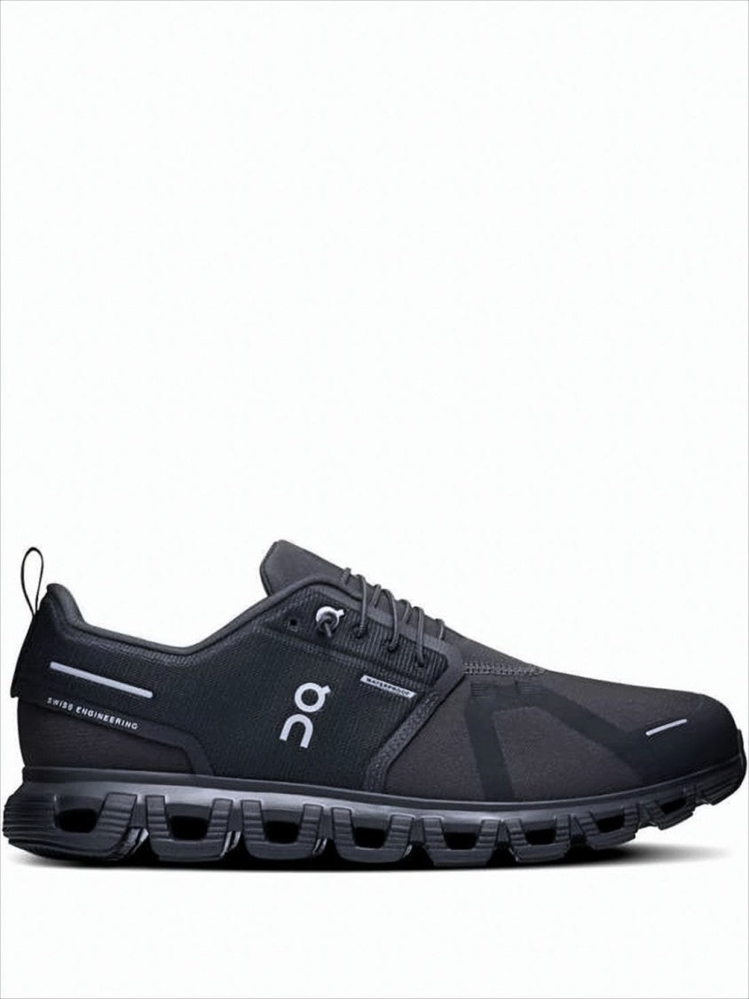 On Running Black Sneakers With Breathable Recycled Polyester Upper