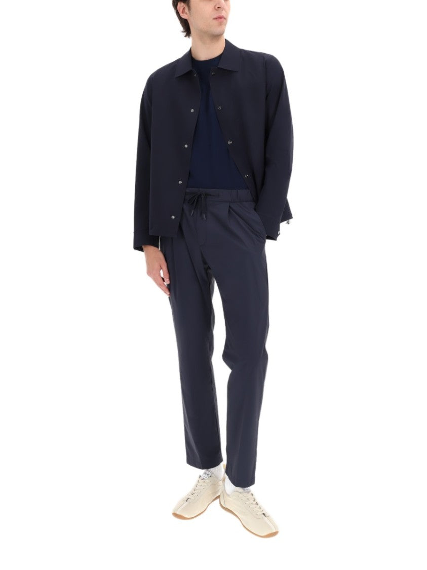 Herno Smooth Minimalist Chest Pocket Polyamide Jacket