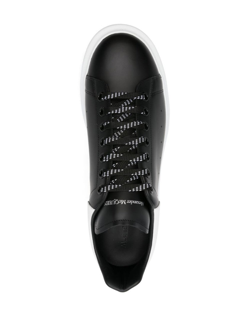 Alexander Mcqueen Oversized Black Leather Sneakers