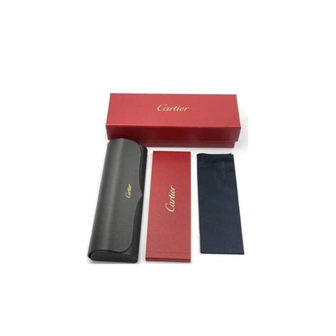Cartier Grey Ct0476s Santos De Cartier Metal Sunglasses