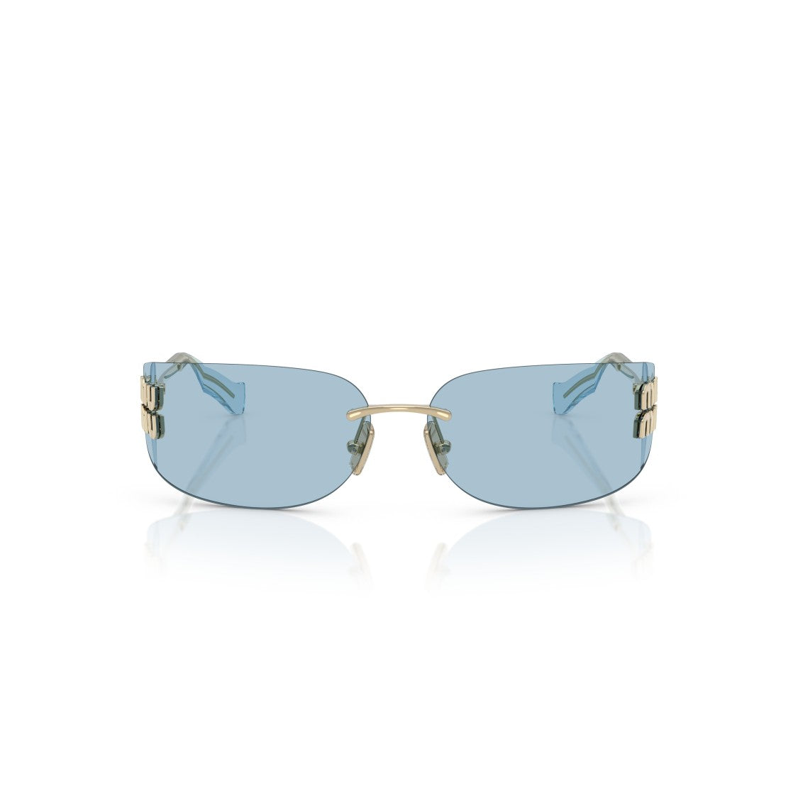 Miu Miu 0Mu A51s Rimless Rectangular Sunglasses