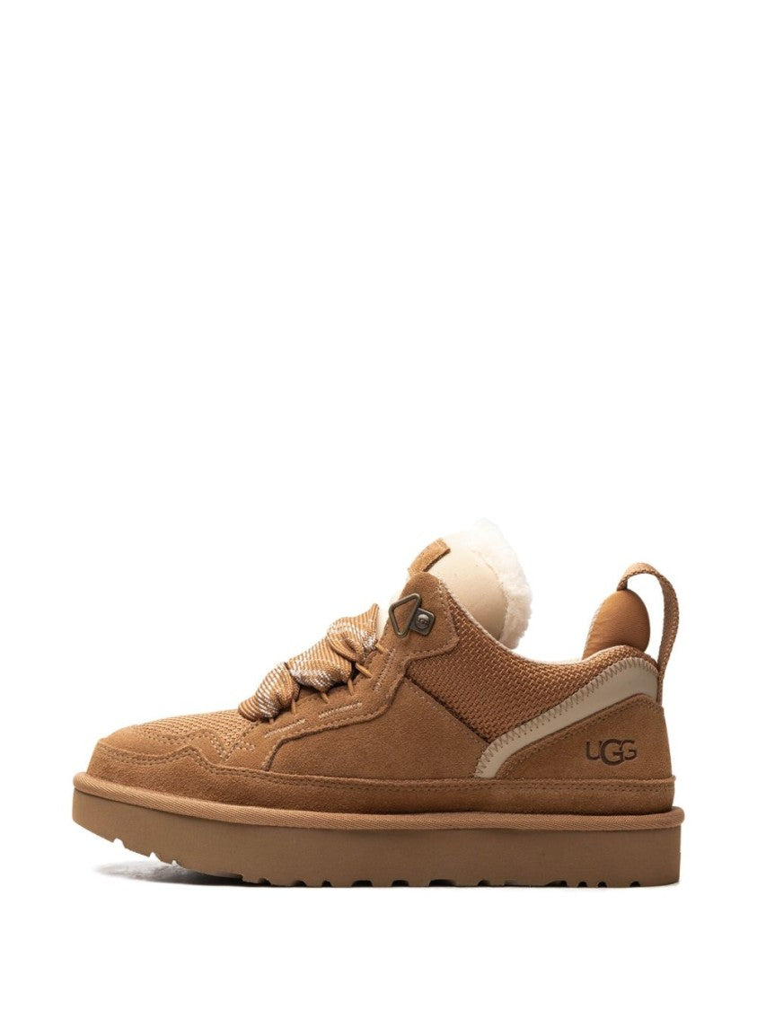 Ugg Chestnut Brown Suede Low-Top Sneakers