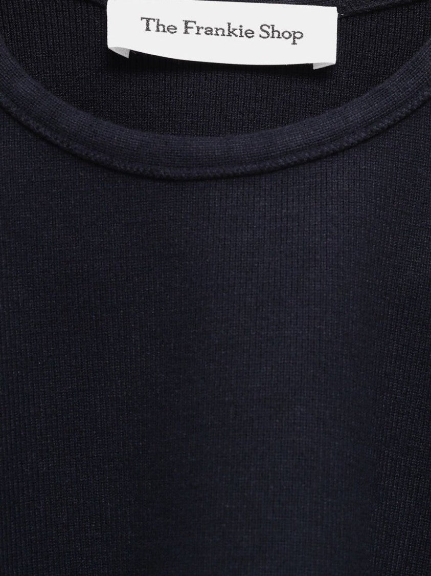 The Frankie Shop Grey Relaxed-Fit Short-Sleeve T-Shirt