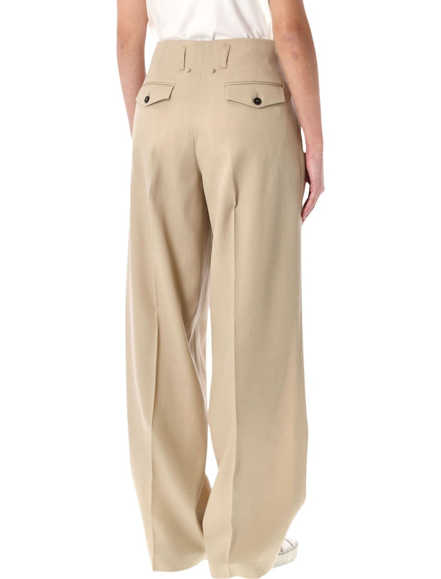 Golden Goose Wide Pant Wool Gabardine