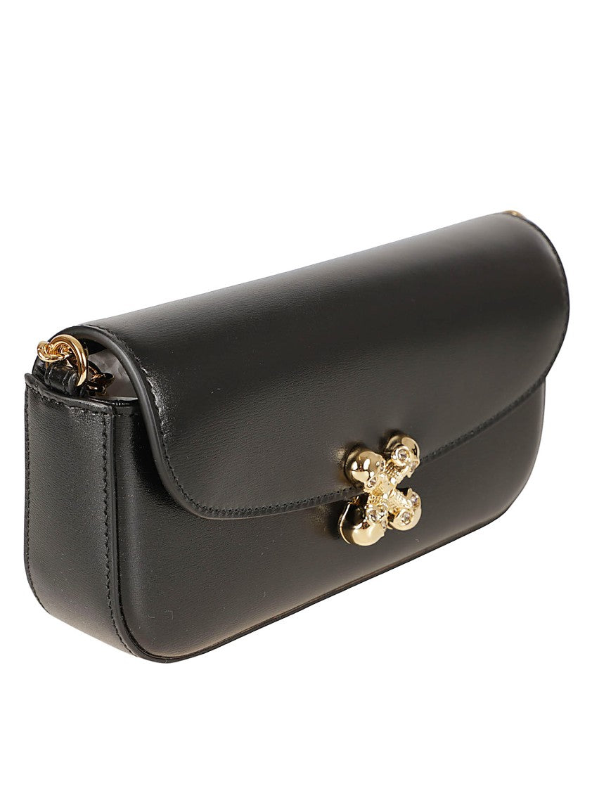 Alexander Mcqueen East-West Black Calf Leather Bag