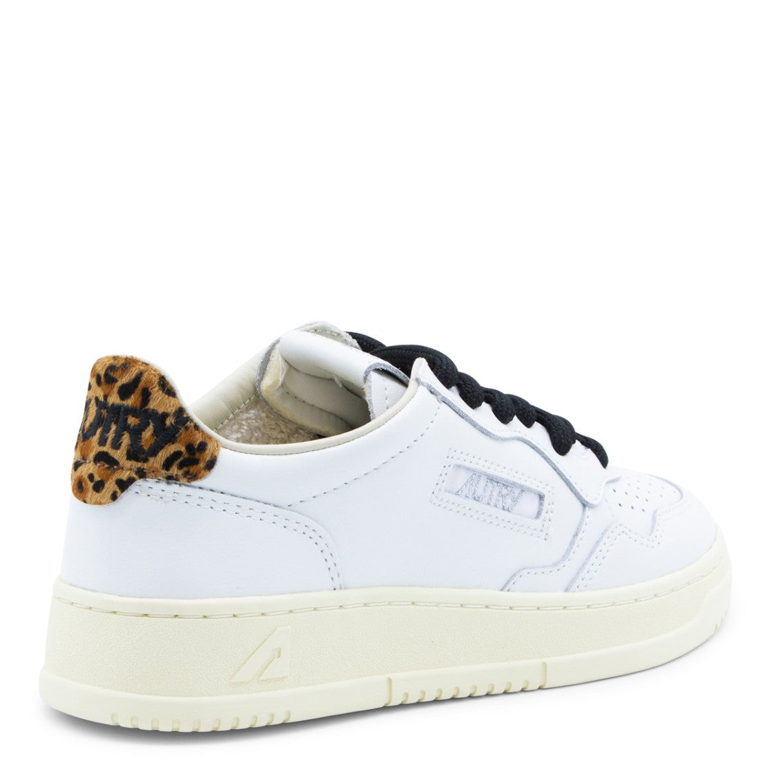 Autry Leopard Detail Low-Top Sneakers