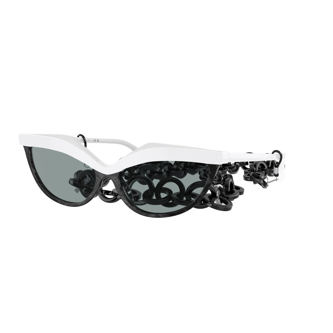 Luxottica 5070 Sole Cat-Eye Sunglasses With Chunky Chain Detail