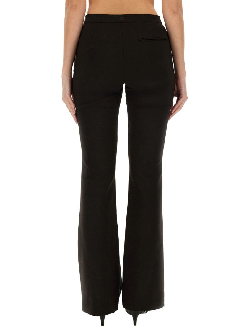 Courrèges Oblique Tailored Pants With Flared Leg