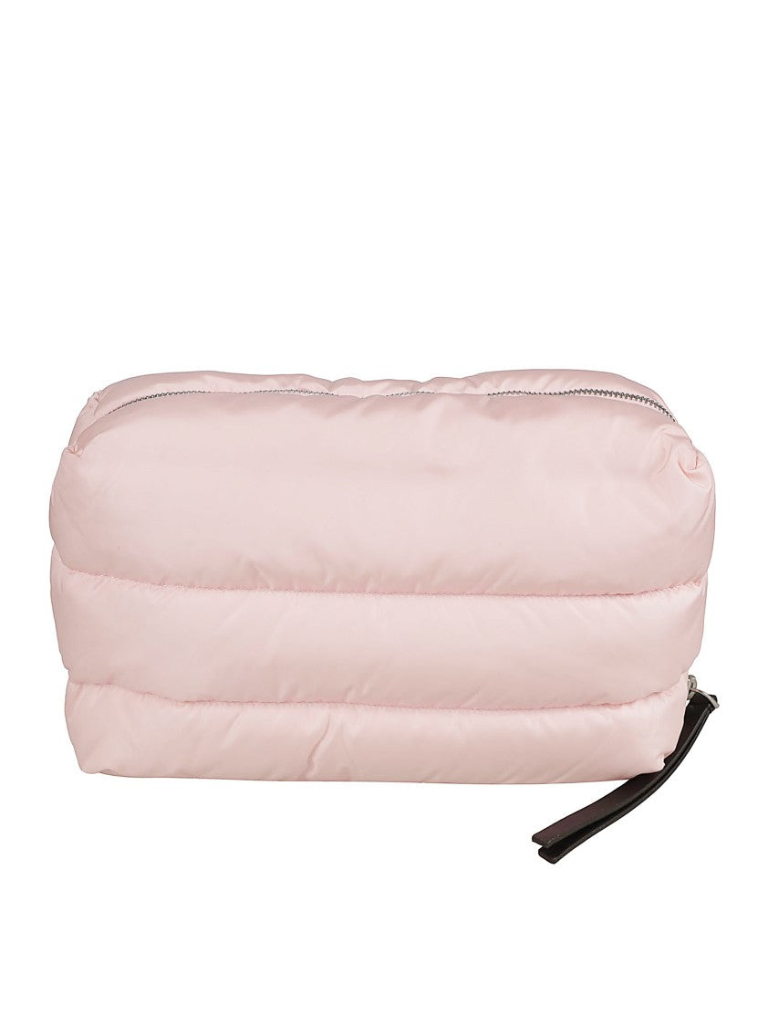 Moncler Quilted Nylon Pouch With Zip Closure