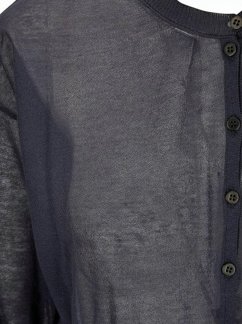 Paloma Wool Lightweight Semi-Sheer Cardigan With Button-Down Front