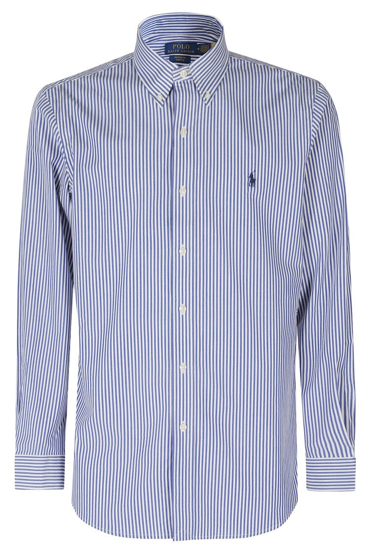 Polo Ralph Lauren Rugged Royal White Button-Down Cotton Casual Shirt