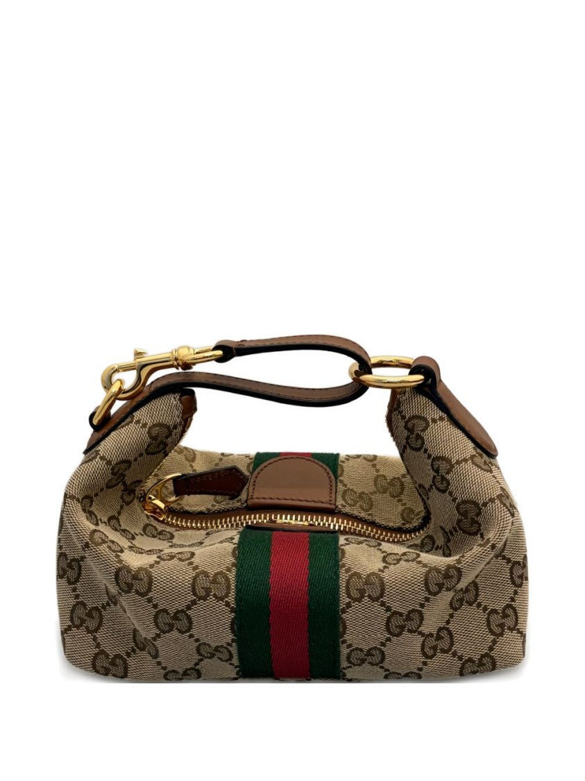 Gucci Rectangular Fabric Bag With Signature Monogram