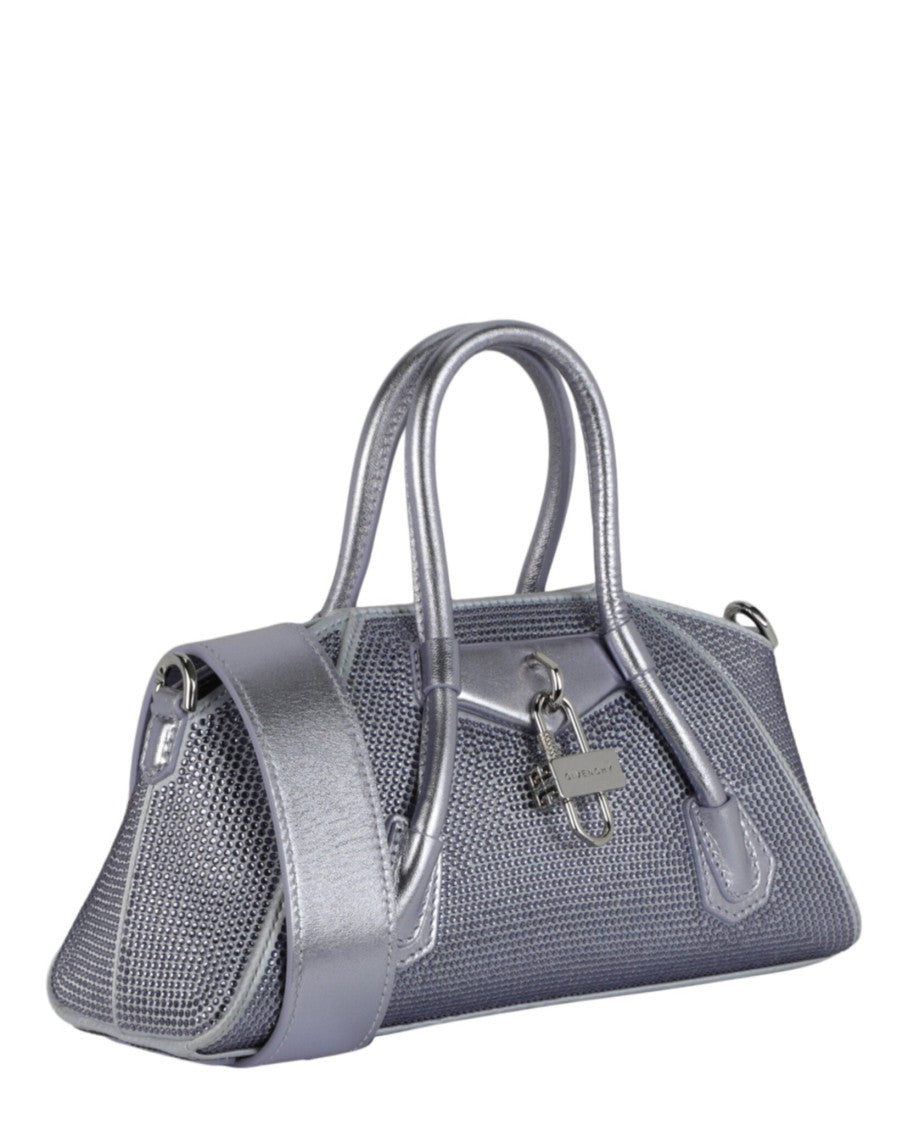 Givenchy Mini Antigona Stretch Top Handle Bag In Satin