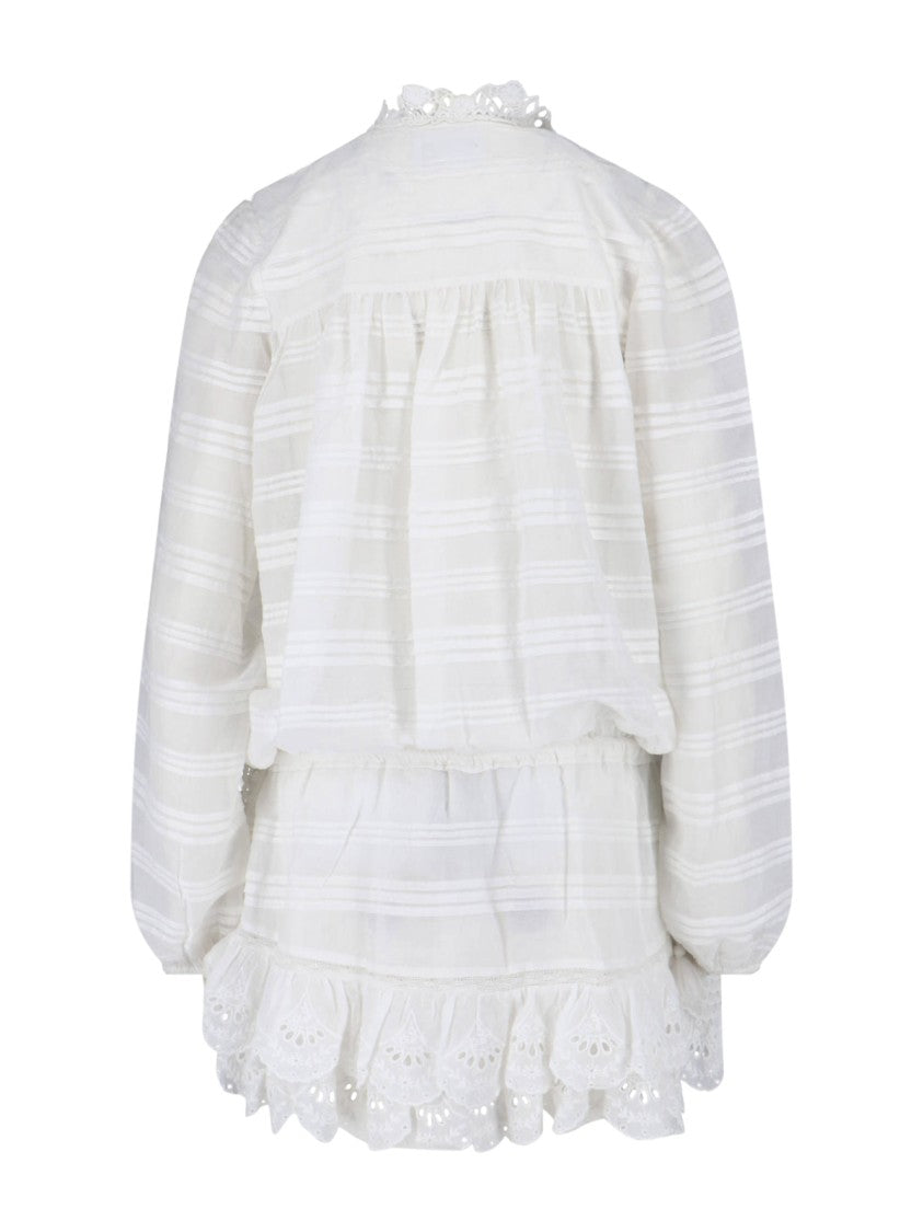 Isabel Marant Étoile Flowing White Dress With Refined Silhouette