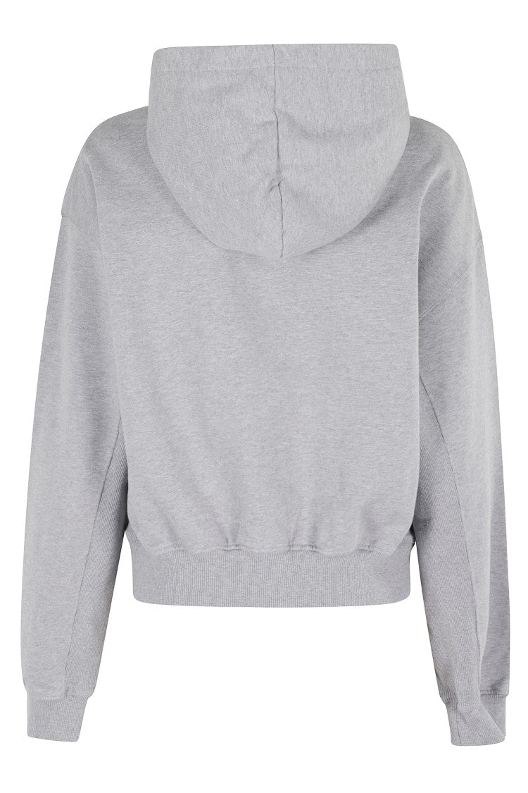 J. W. Anderson Anchor Embroidery Cropped Hoodie