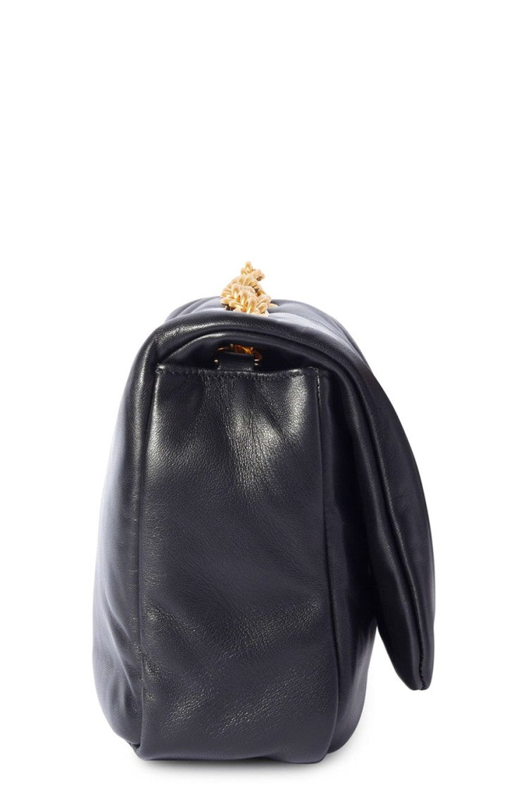 Off-White Black Jitney Puffer Calf Leather Shoulder Bag