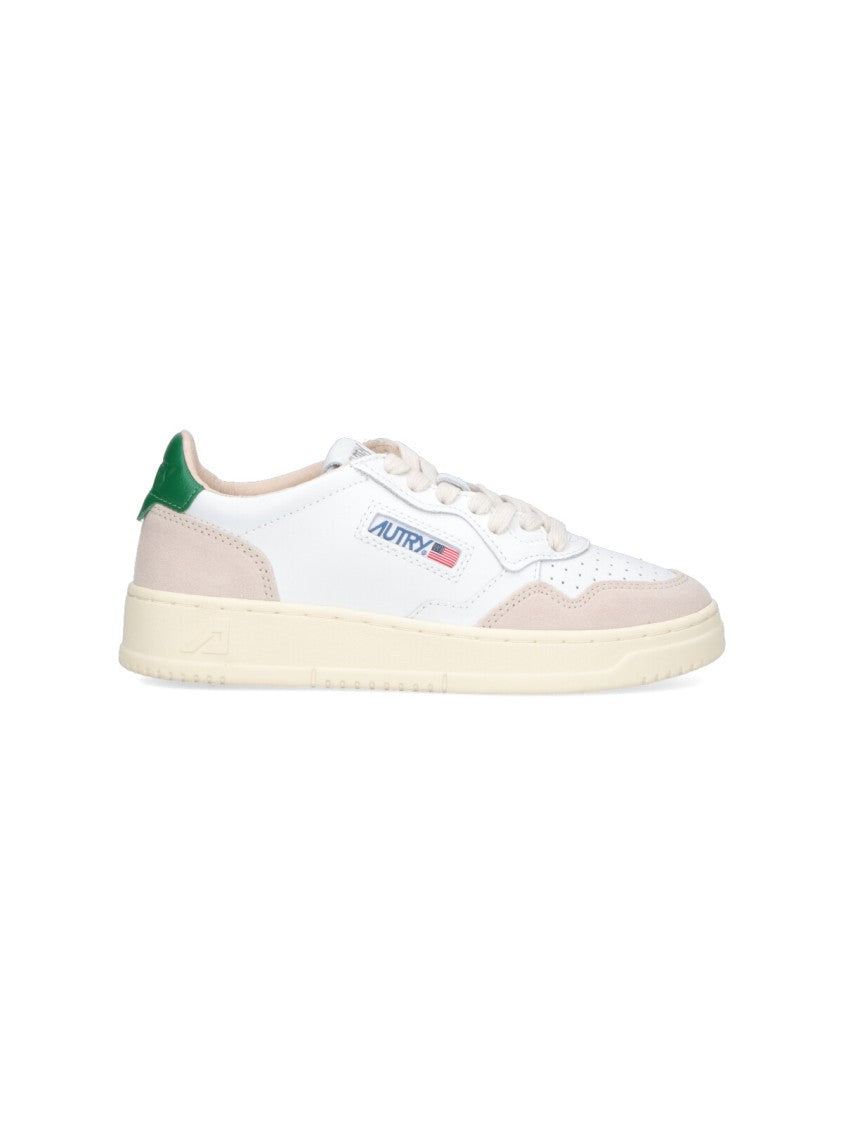 Autry Low-Top White Leather Sneakers