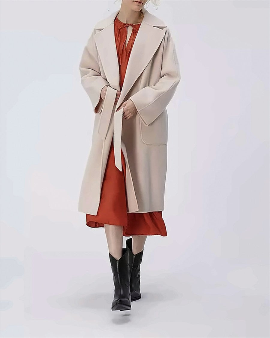 Max Mara Long Virgin Wool Coat