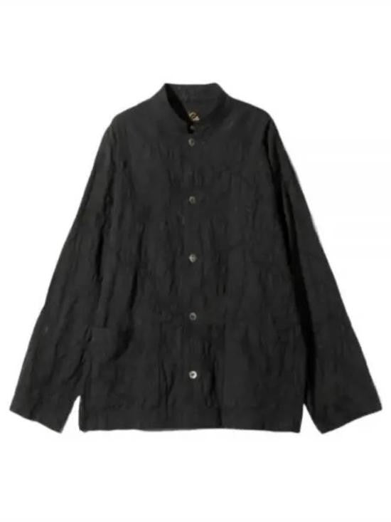 Needles Textured Long-Sleeve Shirt With Relaxed Fit And Button-Up Front