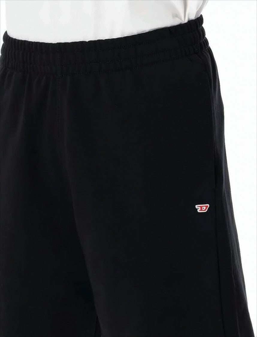 Diesel Relaxed-Fit Cotton Shorts With Subtle Logo Detail