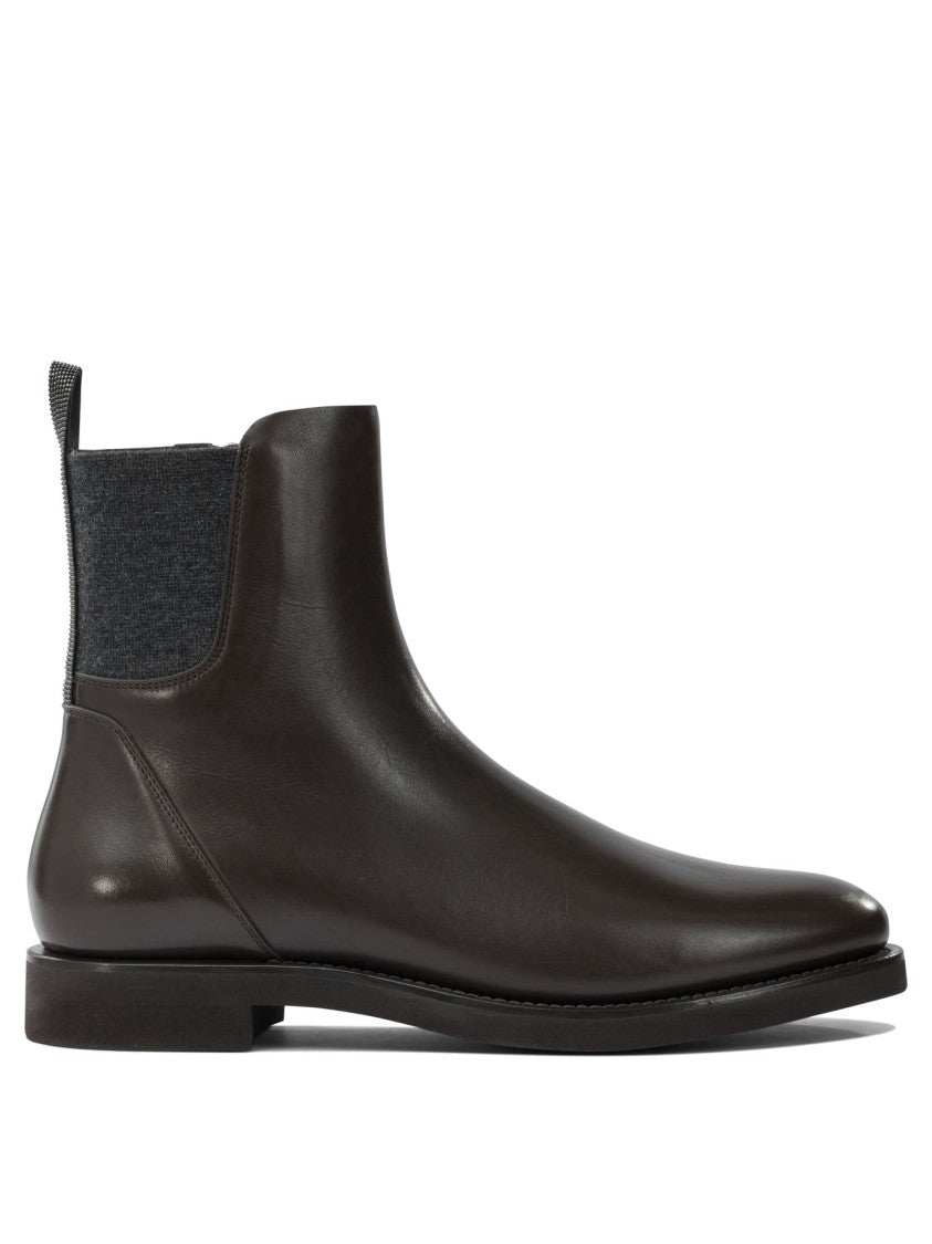 Brunello Cucinelli "Chelsea Boot" Ankle Boots