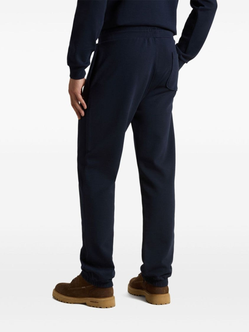 Woolrich Relaxed Fit Navy Blue Trousers