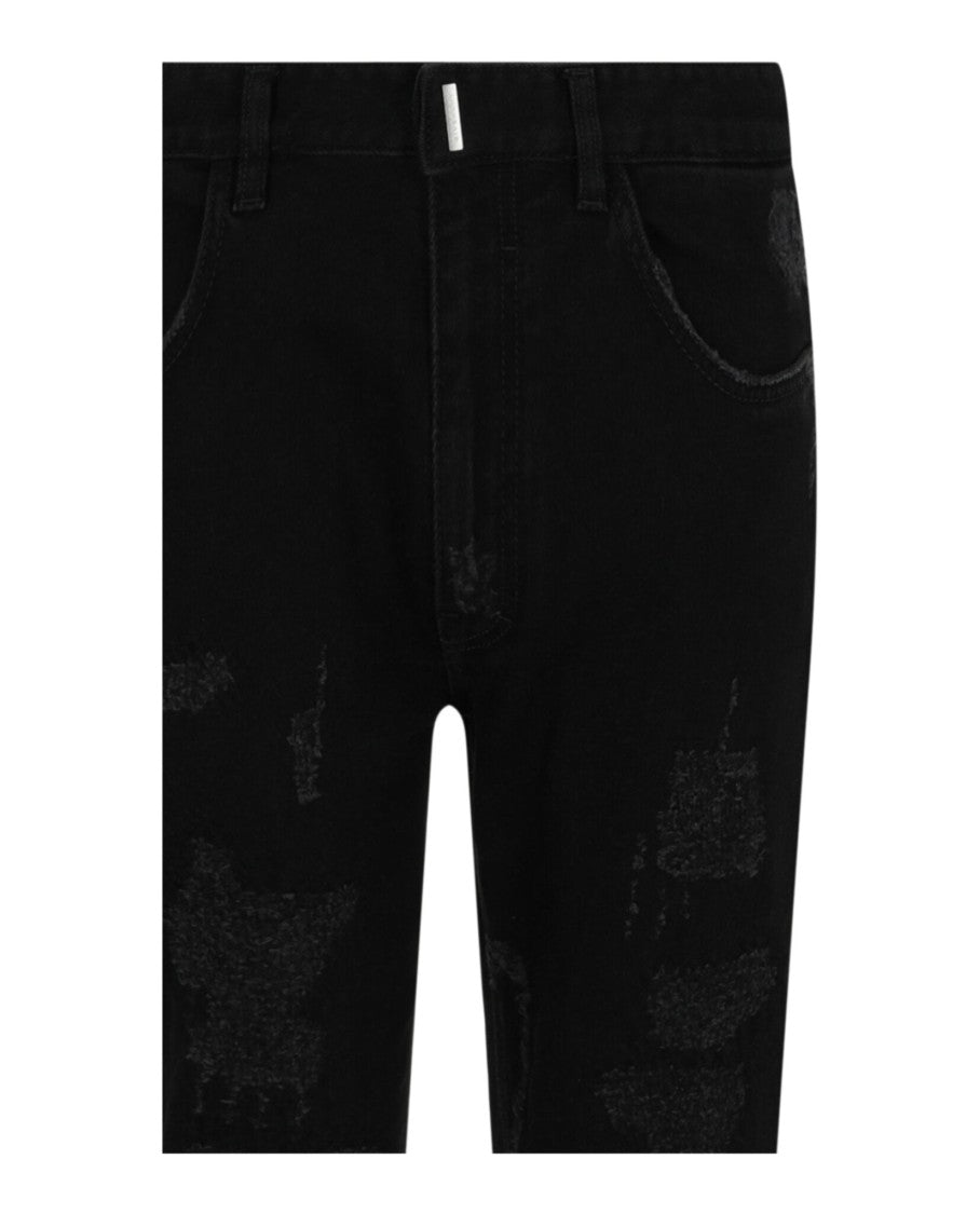 Givenchy Slim Fit Destroyed Denim Jeans