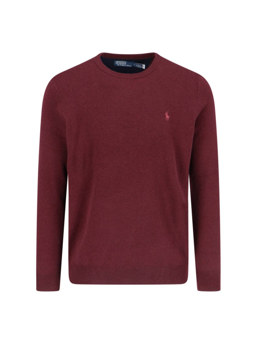 Polo Ralph Lauren Logo Sweater – Red