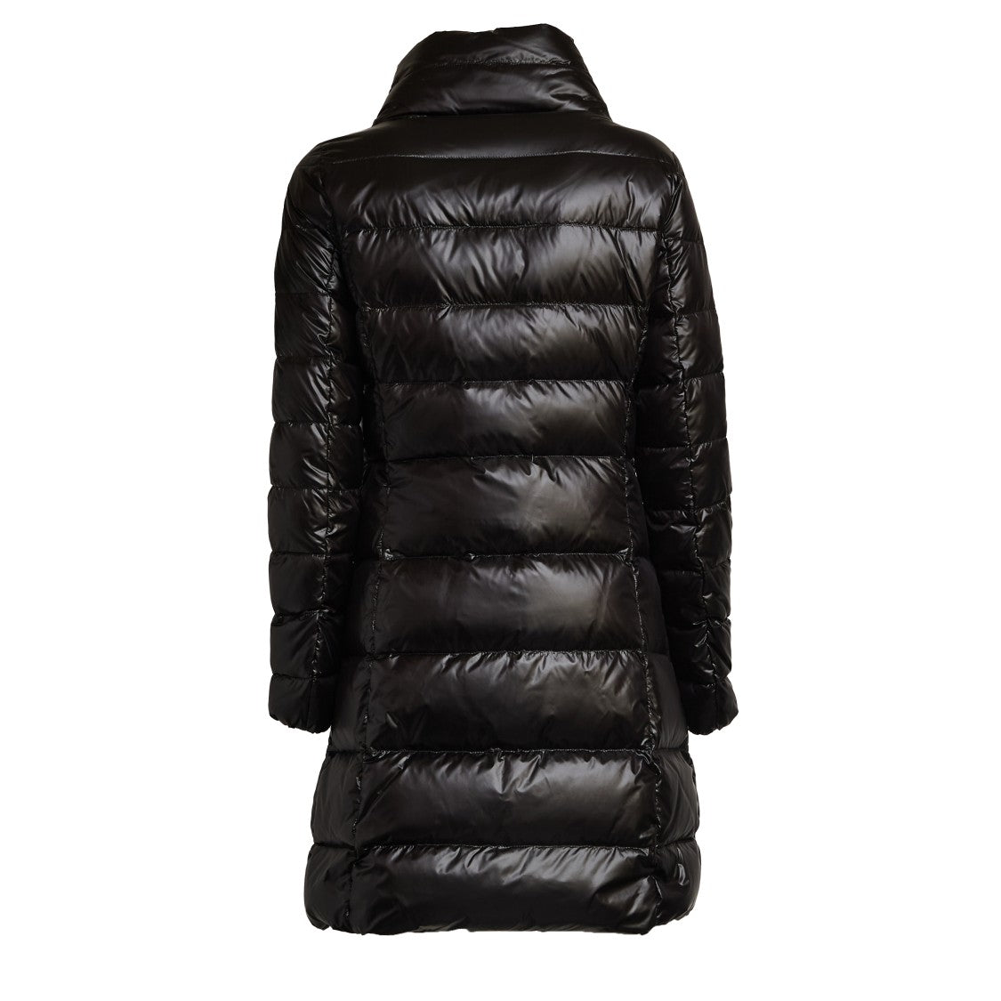 Fay Long Urban Puffer Coat With High Crater Collar