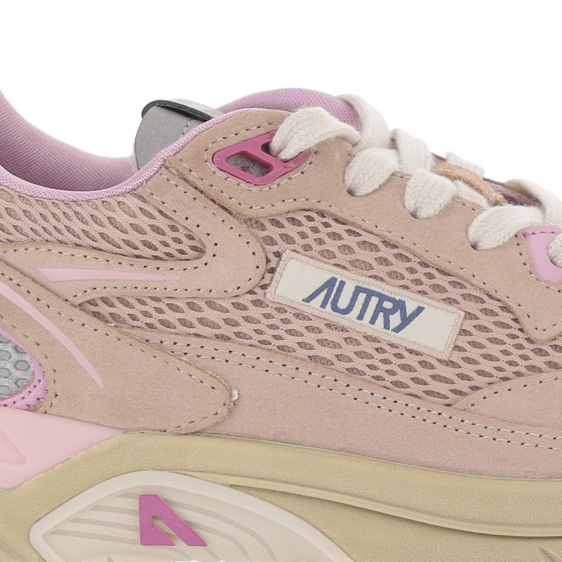 Autry Hyperway Sneakers With Suede And Mesh Detailing